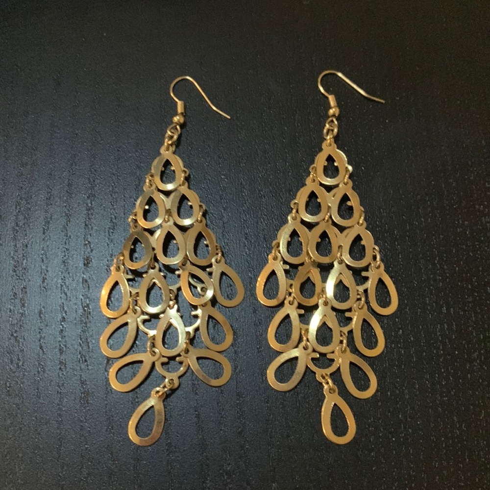 Gold Dangle Earrings
